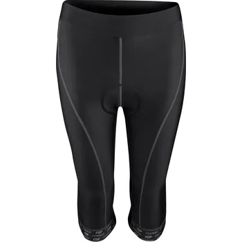 Cyklistické oblečení dámské cyklo 3/4 kalhoty do pasu FORCE - Lady Bike (Force Lady Bike - černé)
