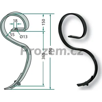 Pero zesílené komplet s hrotem B231 pro lehké kultivátory