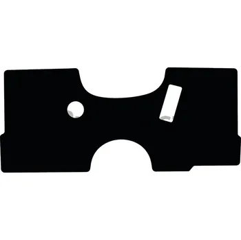 Rohožka GRANIT gumová rohožka do traktoru JCB TM 320 S Agri (od 2014), černá rohožka do traktoru, rohož do traktoru