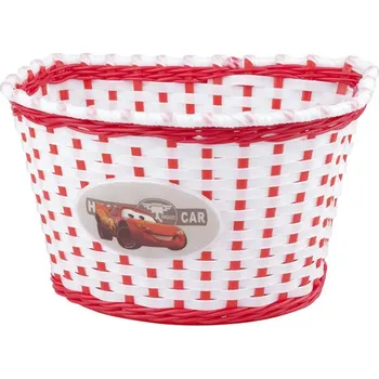 Dětský koš PRO-T na řídítka Girl bílá-červená