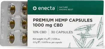 CBD Enecta Konopné CBD kapsle 1000 mg 30 cps.