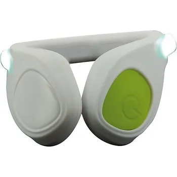 Cyklosvítilna Svítící klip na botu bílý- zeleně svítící