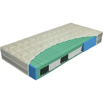 Materasso ALOE senior - přírodní pružinová matrace se zpevněnými boky 85 x 195 cm, snímatelný potah