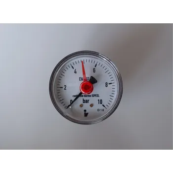 V&G Valogin Manometr zadní vývod Průměr: 63 mm, rozsah tlaku: 0 - 10 bar