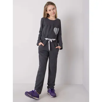Dámský overall Dětská kombinéza D04 - DODO KIDS tmavě šedá 98/104
