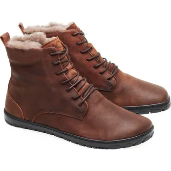 Pánská zdravotní obuv Zaqq Zaqq Quintic Winter Velours Waterproof Brown 41