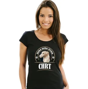 Oblečení a móda STRIKER Dámské tričko chrt Barva: Černá, Velikost: L