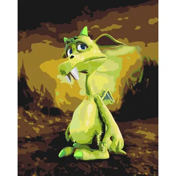 Malování podle čísel - Mýtické zvíře Velikost: 40x60cm, Rámování: Pouze srolované plátno