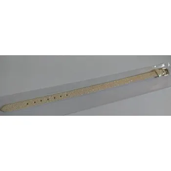 Náramek řemínek k navlékání korálků bílá