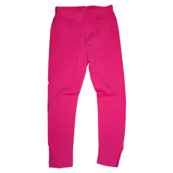 Dívčí růžové bavlněné legínky. 110