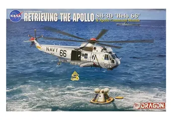 Plastikový model Dragon Models Apollo Recovery SH-3D Helo 66 Apollo Command Module 1:72