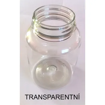 Jednorázové nádobí 250 ml doza PET závit GL44 Barva: transparentní