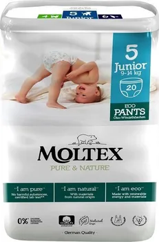Plenkové kalhoty Moltex Pure & Nature Junior 9-14 kg 20 ks
