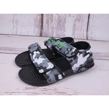 Chlapecké sandály Plážová obuv sandálky American club maskáčové černošedé velikost: 31