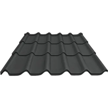 plechová krytina Profilovaná střešní krytina PRECIT plechová antracitová šedá 1,11x1,17 m