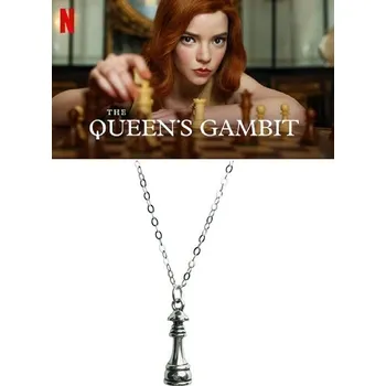 Gadget náhrdelník Dámský Gambit - královna šnůrka