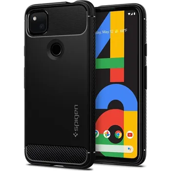 Pouzdro na mobilní telefon Spigen Rugged Armor Google Pixel 4a černé