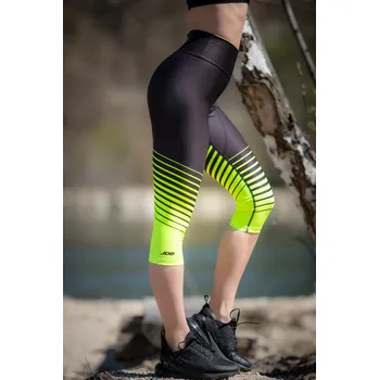 Dámské legíny Dámské sportovní capri s vysokým pasem Jadberg Neon S