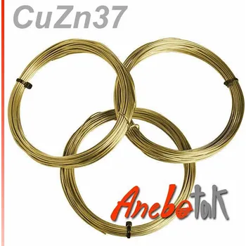 Vázací drát Mosazný drát měkký, 4 mm (1 m)