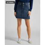 LEE® Knoflíková áčková sukně DARK BUXT 31