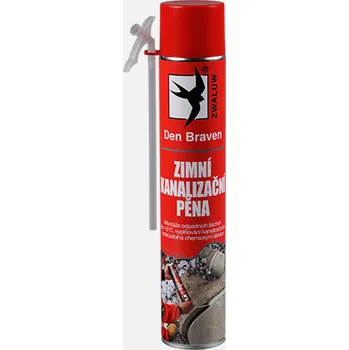 Montážní pěna Den Braven Zimní kanalizační pěna do -15°C 750 ml zelená