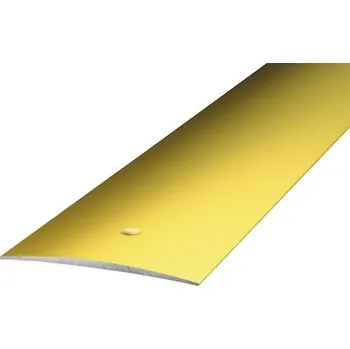 LED lišta ALU přechodový profil, zlatý 1m 40mm; šroubovací (předvrtaný)