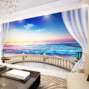 Fototapeta Solution Media 3D tapeta - Výhled s terasy MU284 3 - 3D Relief - Vliesová tapeta - 320g/m2