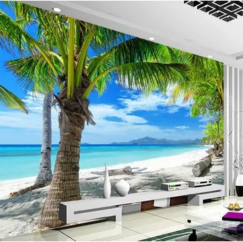 Fototapeta Solution Media 3D tapeta - Palma na pláži MU408 6 - Samolepící tapeta - 380-450g/m2