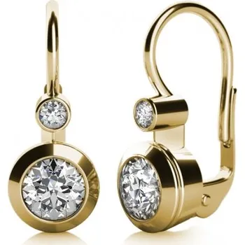 Náušnice Couple, Visací náušnice Lucy II ve žlutém zlatě, 6830076-0-0-1