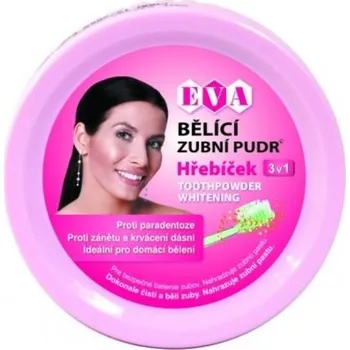 zubní pasta Eva Bělicí zubní pudr HŘEBÍČEK 3x30 g