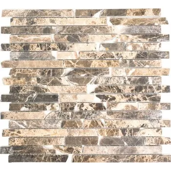 Obklad Kamenná mozaika MOS BRICK 2909 30,5x32,5 cm hnědá