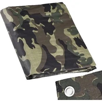 Den Braven Zakrývací plachta s kovovými oky, 5 x 8 m maskovací