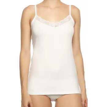 Dámská noční košile Cotonella Krajková bavlněná spodní košilka 665668