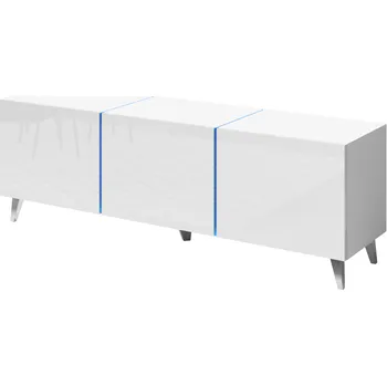 Televizní stolek PSK Univerzální televizní skříň Delta - Bílá