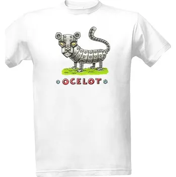 Pánská móda Tričko s potiskem Ocelot pánské