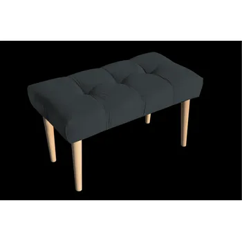 Taburet Eka Lavice Skam 100x40 cm Barva látky Trinity: (2315) Tmavá šedá