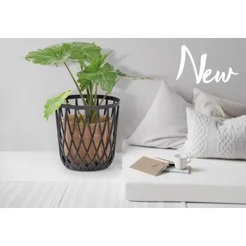 Dekorativní jutová tkanina YUTA do koše Uniqubo 100x100cm