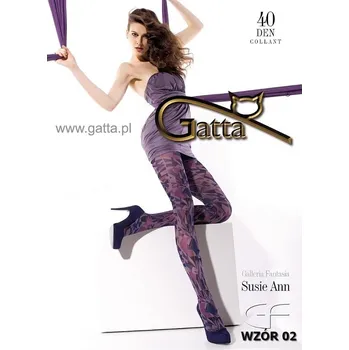 Dámské punčochy Gatta Susie ann 02 40 den Punčochové kalhoty nero-černé 2-S