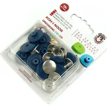 Knoflík Knoflík dressking 10ks tm. modrá 981