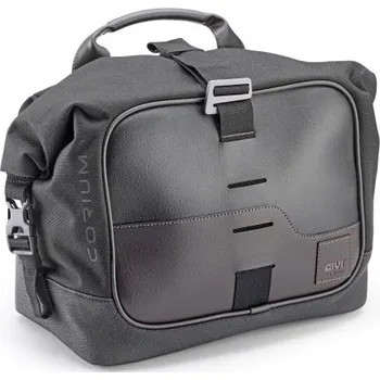 Zavazadlo na motocykl Retro boční brašna na motorku (1 ks) GIVI CRM106 (13L) černá/hnědá