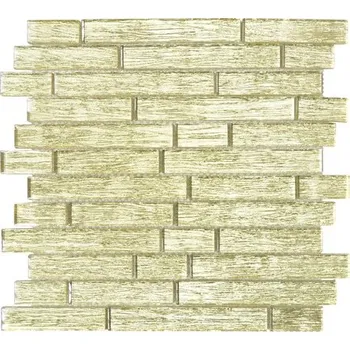 Obklad Skleněná mozaika XCM 8CGO ZLATÁ 29,8x30,5 cm