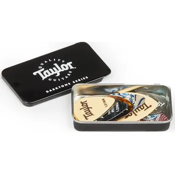 Příslušenství pro strunný nástroj Taylor Darktone Standard Pick Tin + prodloužená záruka 3 roky