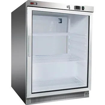 Lednice Lednice nerezová prosklená REDFOX DRR 200 GS