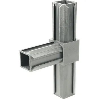 Stavební profil XD spojka profilů, T tvar, plastová černá