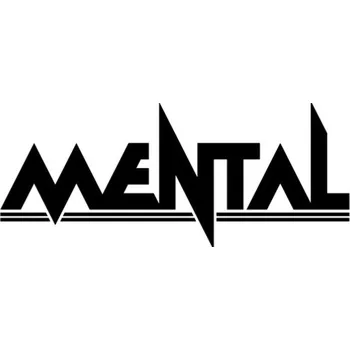 Samolepicí dekorace na vozidlo Samolepka nápis Mental na auto a motorku, tuning nálepka (5296)