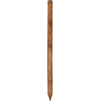 Plotový sloupek Dřevěný vyvazovací kůl Ø 8 cm přírodní 150 cm tlakově impregnovaný