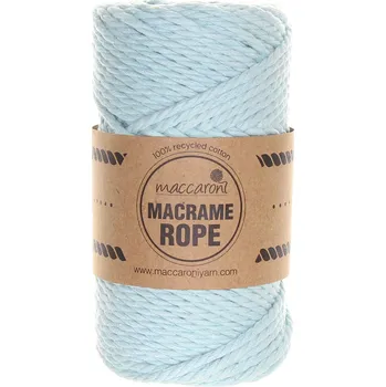 Příze Maccaroni - Maccaroni Rope 4 mm mint 405