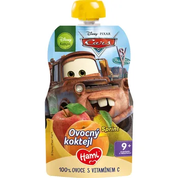 Hami Disney Cars ovocný koktejl kapsička 6x110 g