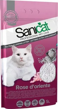 podestýlka pro kočku Sanicat Rose d´Orien 5 l