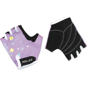 Sport XLC CG-S08 Catwalk vel.5 (Dětské cyklistické rukavice XLC CG-S08 fialové vel.5)
